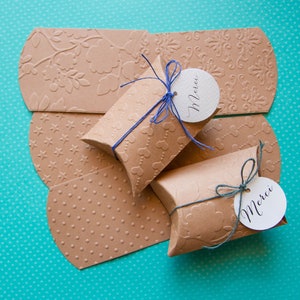 Cajas de cartón para obsequios de boda, pequeños obsequios. Lote de 10