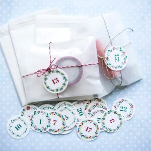 Borse per occhiali Advent Calendar Kit, kit di Natale
