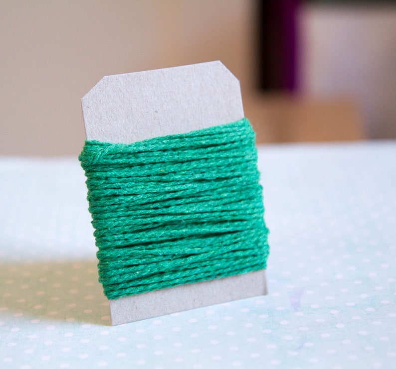 Ficelle Coton Torsadée Ø2mm - 35m Couleur Ecru - Pour Macramé, Maçonnerie & Jardinage