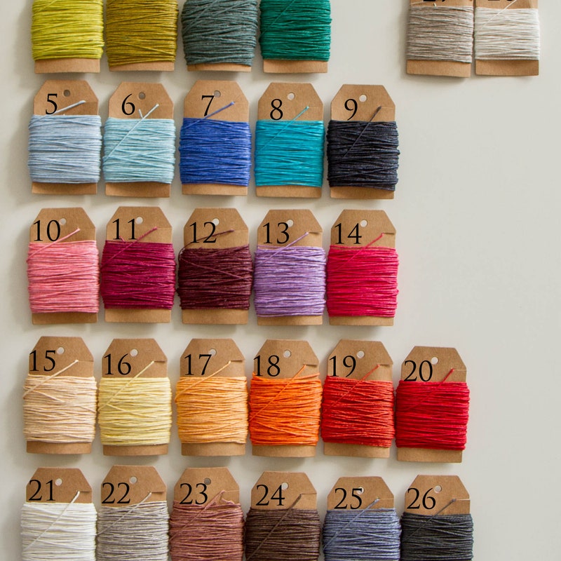 Linen Thread - Etsy New Zealand