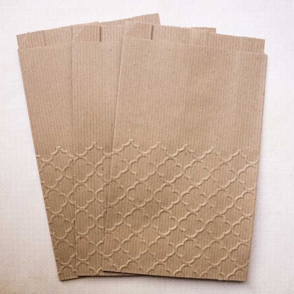 Embossed gift bags, wedding bags, lot of 10
