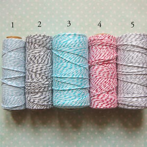Ficelle coton torsadée au choix Baker's Twine  - 10 m
