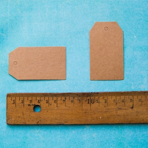 Etiquettes kraft pour mariage, cadeaux 4cm x 7cm Lot de 10