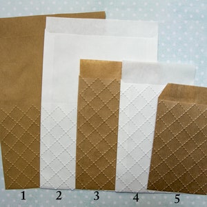 Embossed gift bags for wedding Set of 10