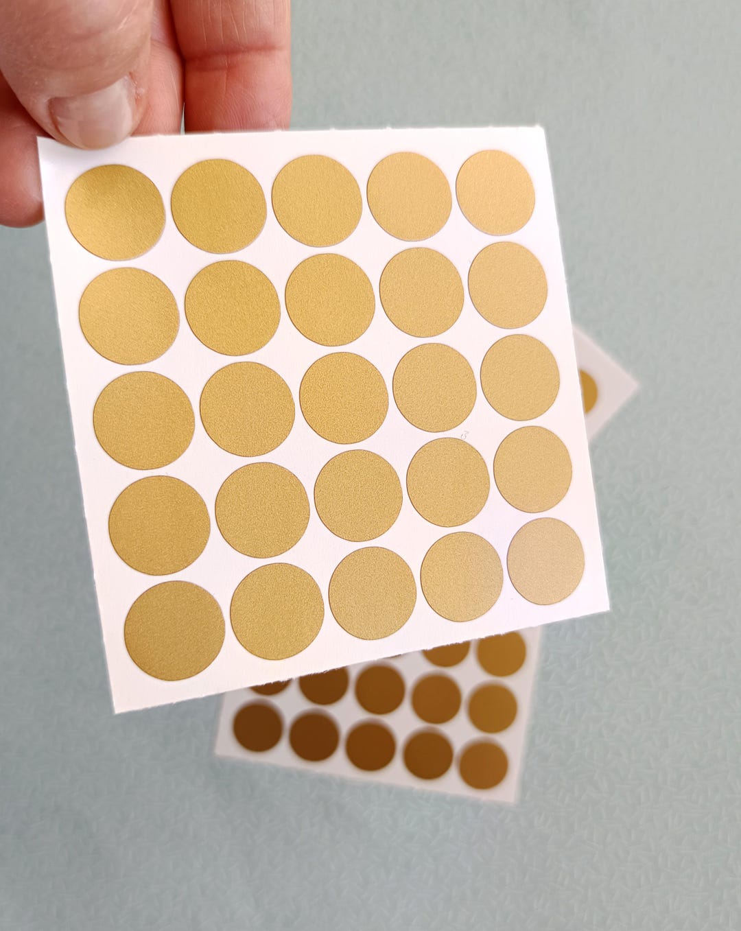 Golden Sticker Sheets Golden Stickers Matte Foil Set of 50 - Etsy