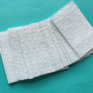 Bolsas con estampado barroco en relieve para bodas, bautizos, juego de 10