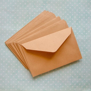 Enveloppes en kraft recyclé, pochettes papier