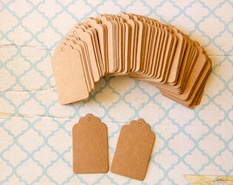 Etiquetas kraft para bodas, coloca marcadores a tu elección 3cm x 5cm