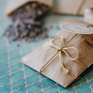 Sachets kraft pour mariage, Noël, pochettes cadeaux pour petits cadeaux 10 ou 25 image 9