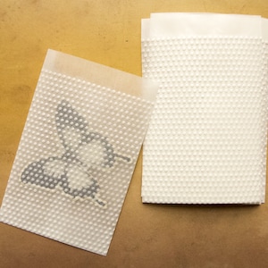 Sacchetti di carta velina con piselli per matrimoni, battesimi, sacchetti per dolcetti. Confezione da 10.
