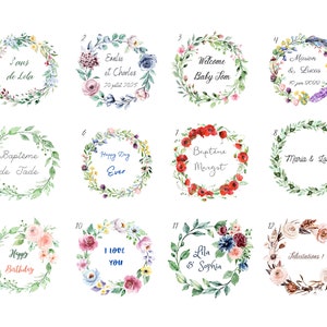 Eprouvettes de fleurs séchées pour cadeaux invités, mariage, baptême image 4