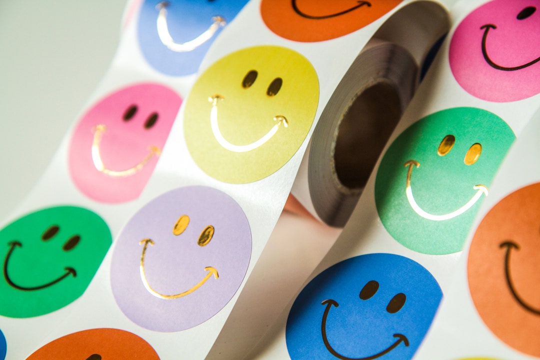Smiley Stickers, Stickers for Party Wrapping, Decoration - Etsy