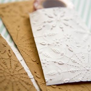 Sachets cadeau embossés flocons diamant, sachets pour Noel  Lot de 10 au choix