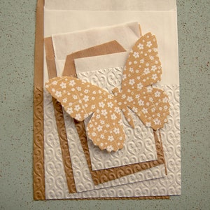 Sachets kraft motif arabesques, sachets mariage, sachets cadeaux, Lot de 10 -  au choix