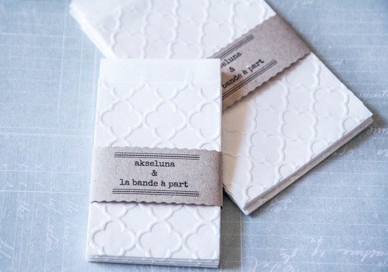Pack of 10 Embossed Gift bags wedding bags
