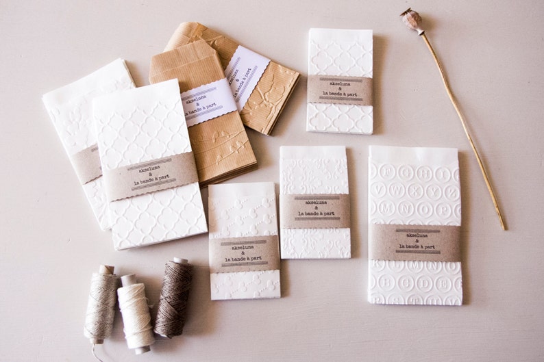 Pack of 10 Embossed Gift bags wedding bags
