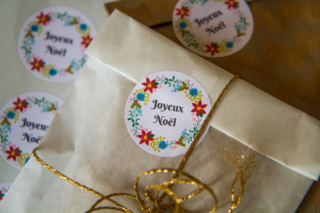 Étiquettes Autocollantes Noël – 252 Pièces, 28 Modèles – Pour Emballage Cadeaux Et Décoration – Papier Haute Qualité