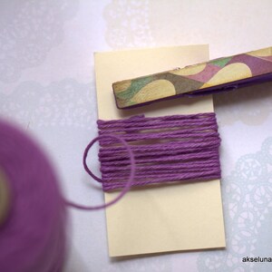 Purple Baker's twine , lavender twine for gift wrapping 10m image 2