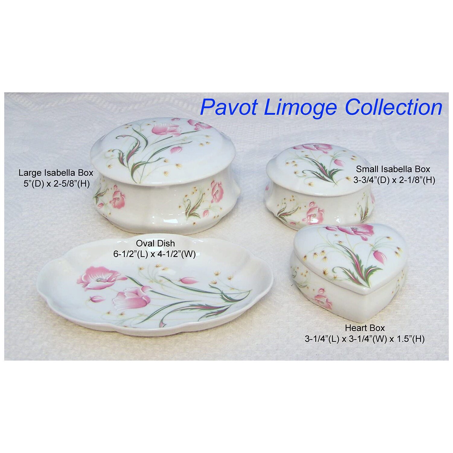French Limoges pavot Isabella Box Trinket Box Etsy UK
