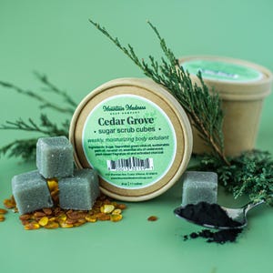 Cedar Grove Sugar Scrub Cubes