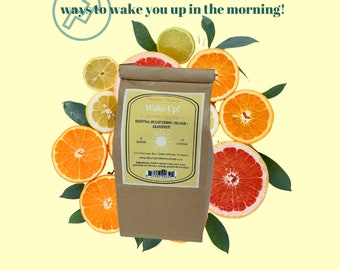 Wake Up Shower Fizzies - Package of 8 - Mountain Madness Soap Co.