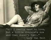 Items similar to Valentine. Love and Chocolate. Funny ...