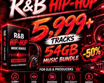 Ultimate R&B Hip-Hop Music Library – 5999+ Tracks (54GB) for DJs  Producers