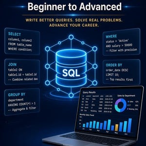Curso completo de SQL 2026: De principiante a avanzado