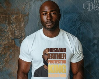 Father's Day Iron on Transfer Tshirt Designs | Shirt | PNG | Sticker | Label | Clipart | Cut File |  Graphic Tee Gift | Man | Blessed Man