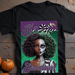 Digital Halloween Iron on Transfer Tshirt | Shirt | PNG | Clipart | Cut File | Sublimation | Ghost | Sneakerhead Graphic Tee | Black Woman