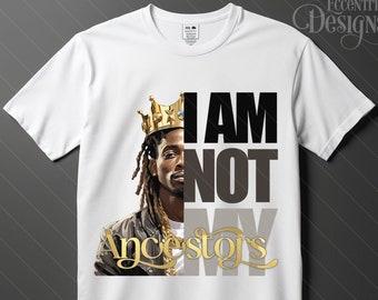Digital Black History Month Men Iron on Transfer Tshirt Design | Shirt Tee Clipart | African American | Boy Clothing | King |  Art  PNG