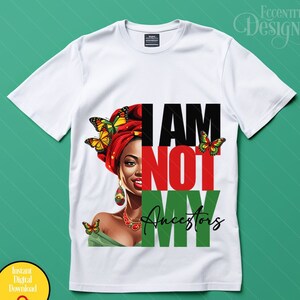 Digital Black History Month Women Iron on Transfer Tshirt Design | Shirt Tee Clipart | African American | Clothing | Queen |  Girl  PNG