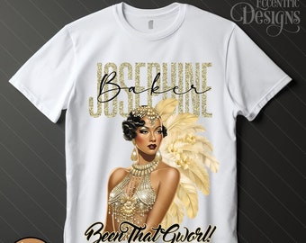Digital Black History Month Woman Iron on Transfer Tshirt Design | Shirt Tee Clipart | African American | Women Clothing Been That Girl PNG