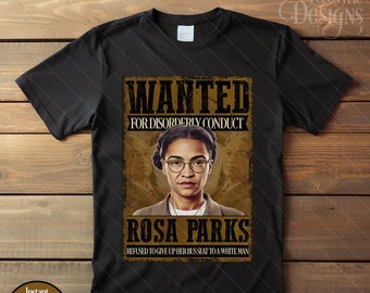 Digital Black History Month Woman Iron on Transfer Tshirt Design | Shirt Tee Clipart | African American | Women Clothing Wanted Pioneer PNG