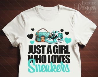 Digital Sneaker Head Iron on Transfer Tshirt | Shirt | PNG | Sticker | Label | Clipart | Cut File | Hip Hop | Retro OG Fashion | Graphic Tee