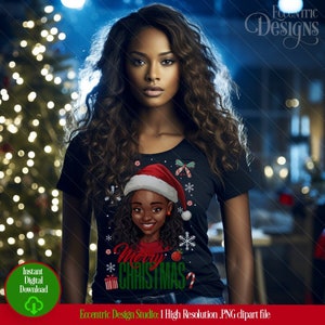 Digital Mrs. Claus Christmas Iron on Transfer Tshirt | Shirt | PNG | Sticker | Label | Clipart Cut File | Graphic Tee Woman | Pajamas | Gift