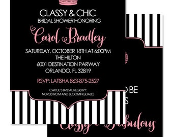 Coco Chanel Invite Etsy