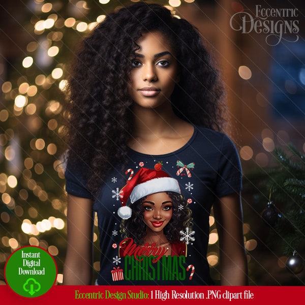 Digital Mrs. Claus Christmas Iron on Transfer Tshirt | Shirt | PNG | Sticker | Label | Clipart Cut File | Graphic Tee Woman | Pajamas | Gift