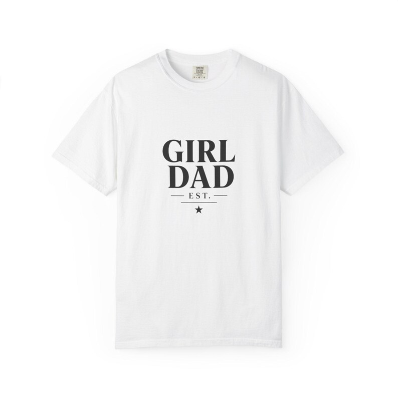 Girl Dad Shirt Comfort Colors - Dad of Daughters - Father's Day Gift image 1