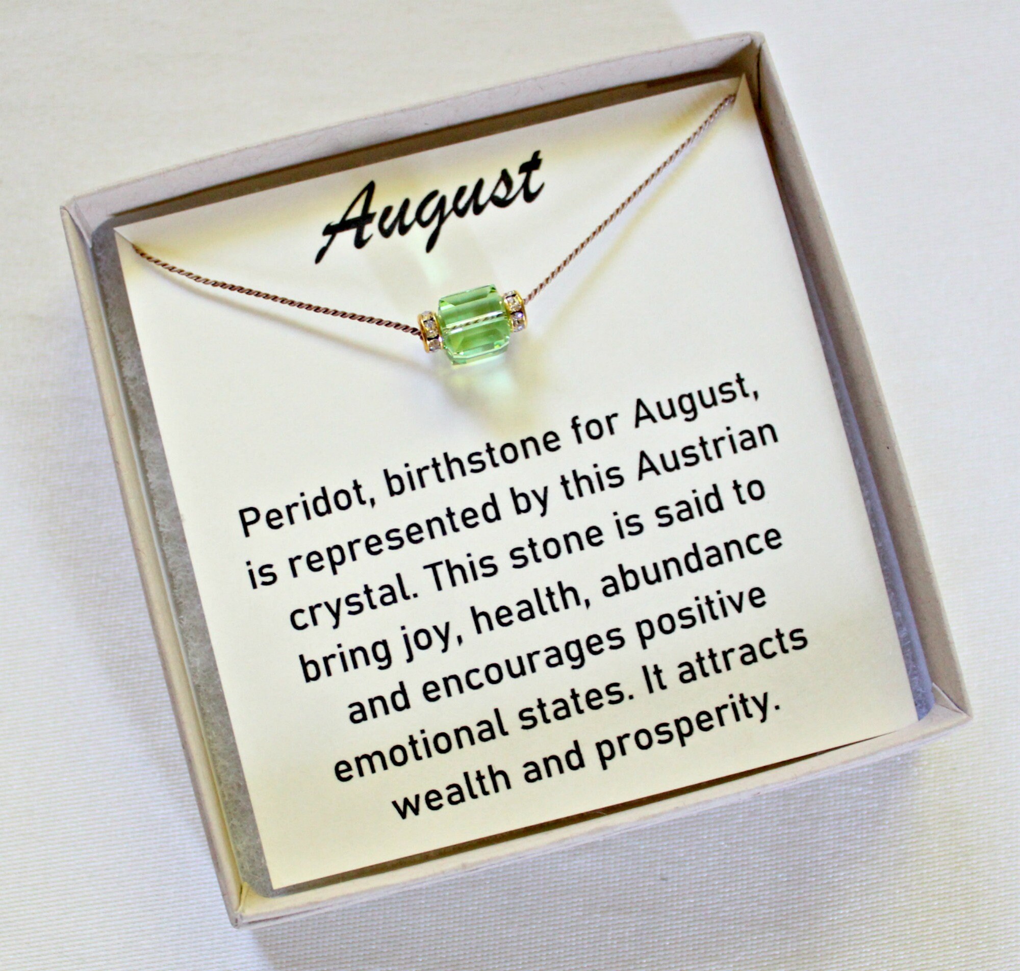 August peridot shop