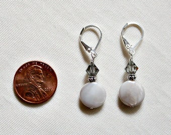 Philip Jones Orecchini A Perno In Argento Sterling 925 Con Cristallo Zircondia Trasparente 5mm - Regalo Per La Mamma