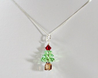 Christmas Gift For Coworker, Christmas Tree Necklace, Stocking Stuffers For Teen Girls, Christmas Necklace, Stocking Stuffers, Sister Gift