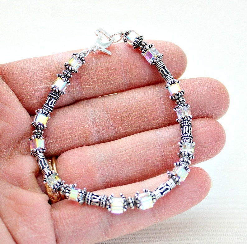 April birthstone bracelet Clearance