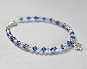 Pulsera Virgo para mujer, pulsera única de regalo de Navidad, pulsera de piedra de nacimiento de agosto, regalo de cumpleaños agosto septiembre, pulsera Virgo Zodiac