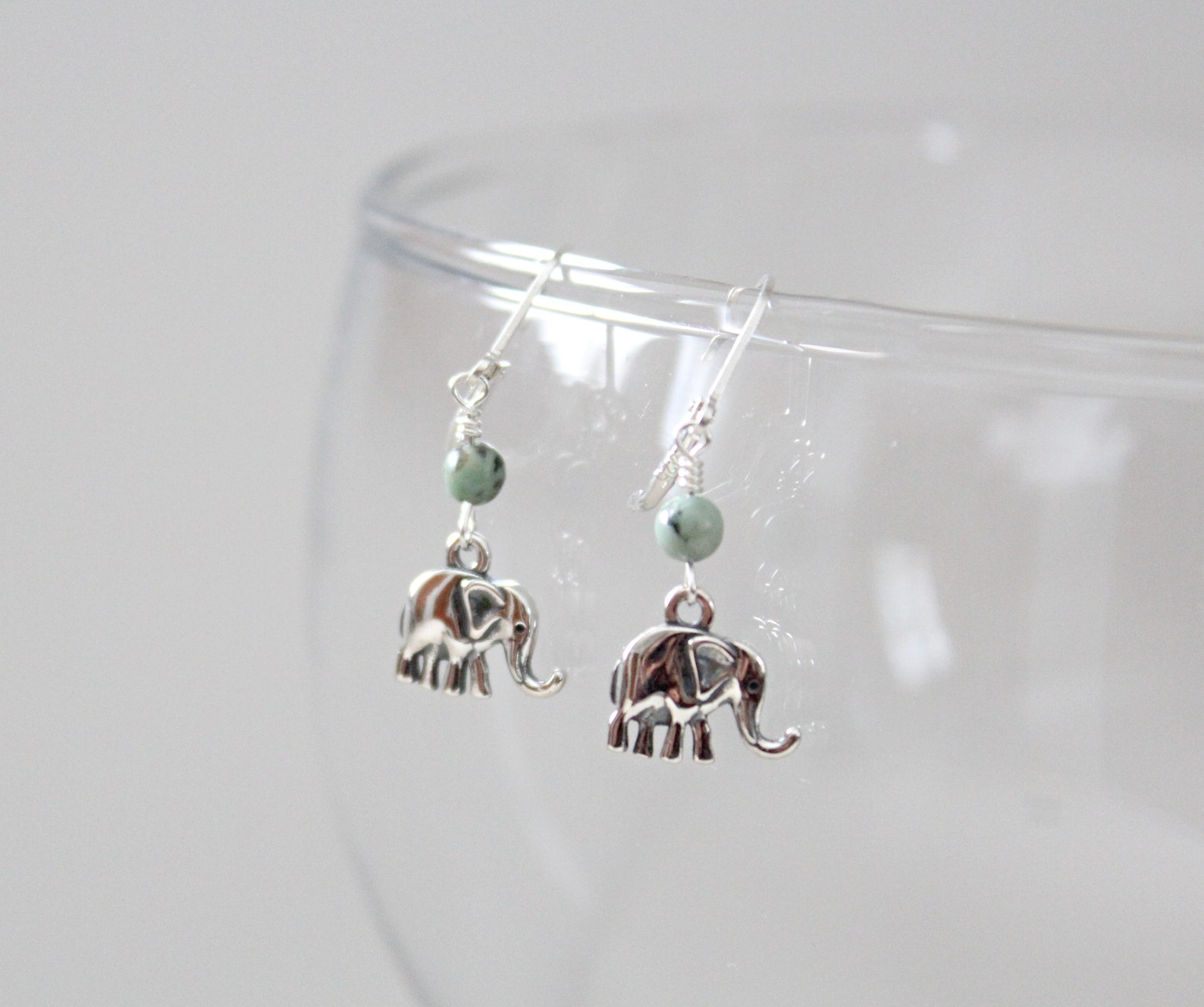 Euphoria Elephant Earrings Silver