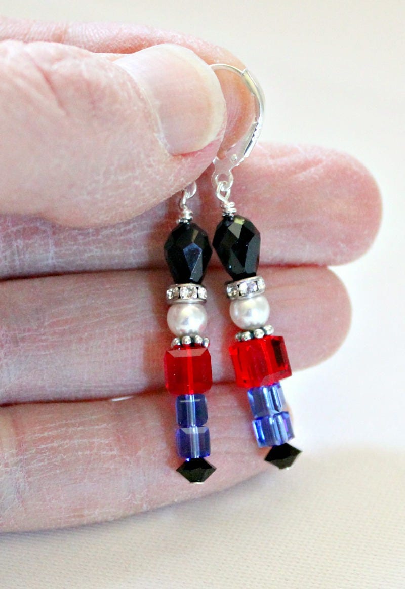 Nutcracker Earrings Christmas Gift For Teen Girl Swarovski Etsy