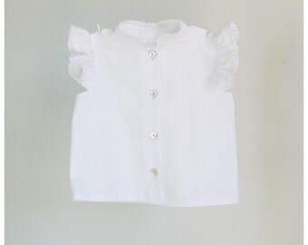 white button up shirt for baby girl