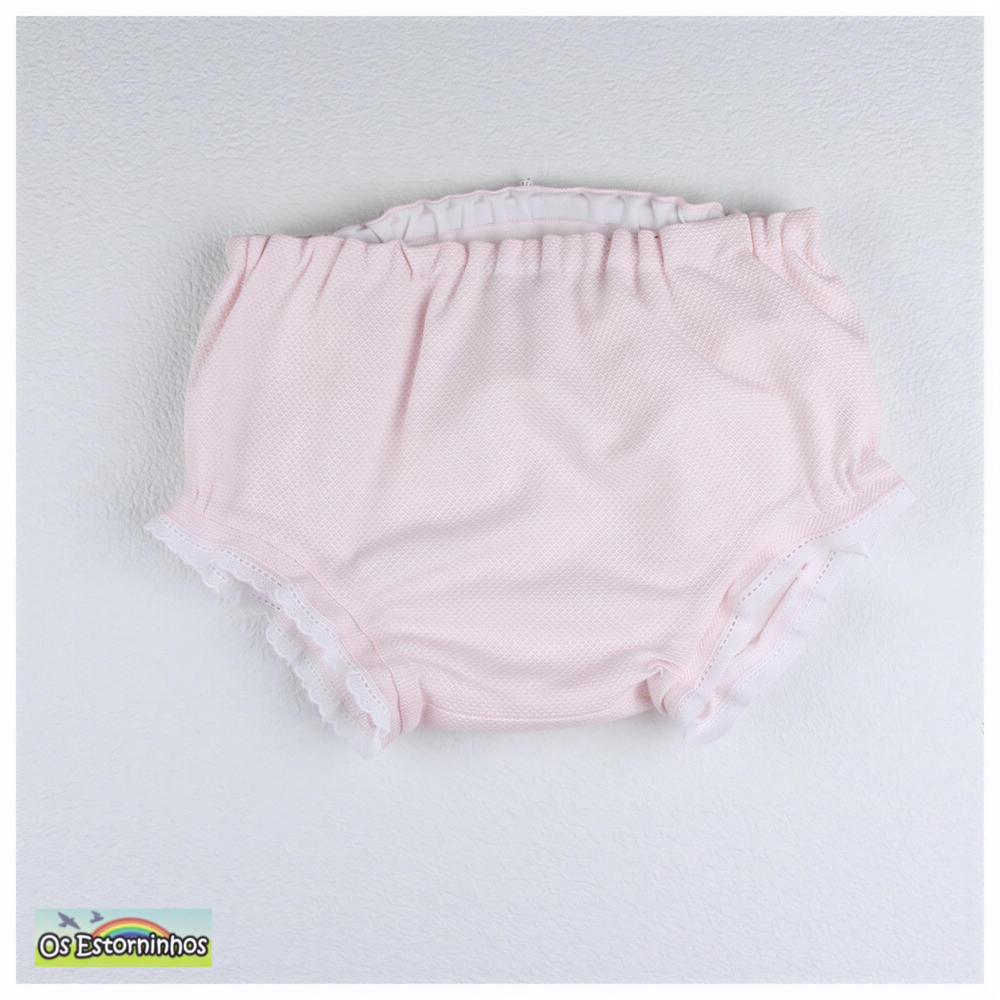 Baby Bloomers Cotton Pique Soft Diaper Cover (White, Pink, Blue)