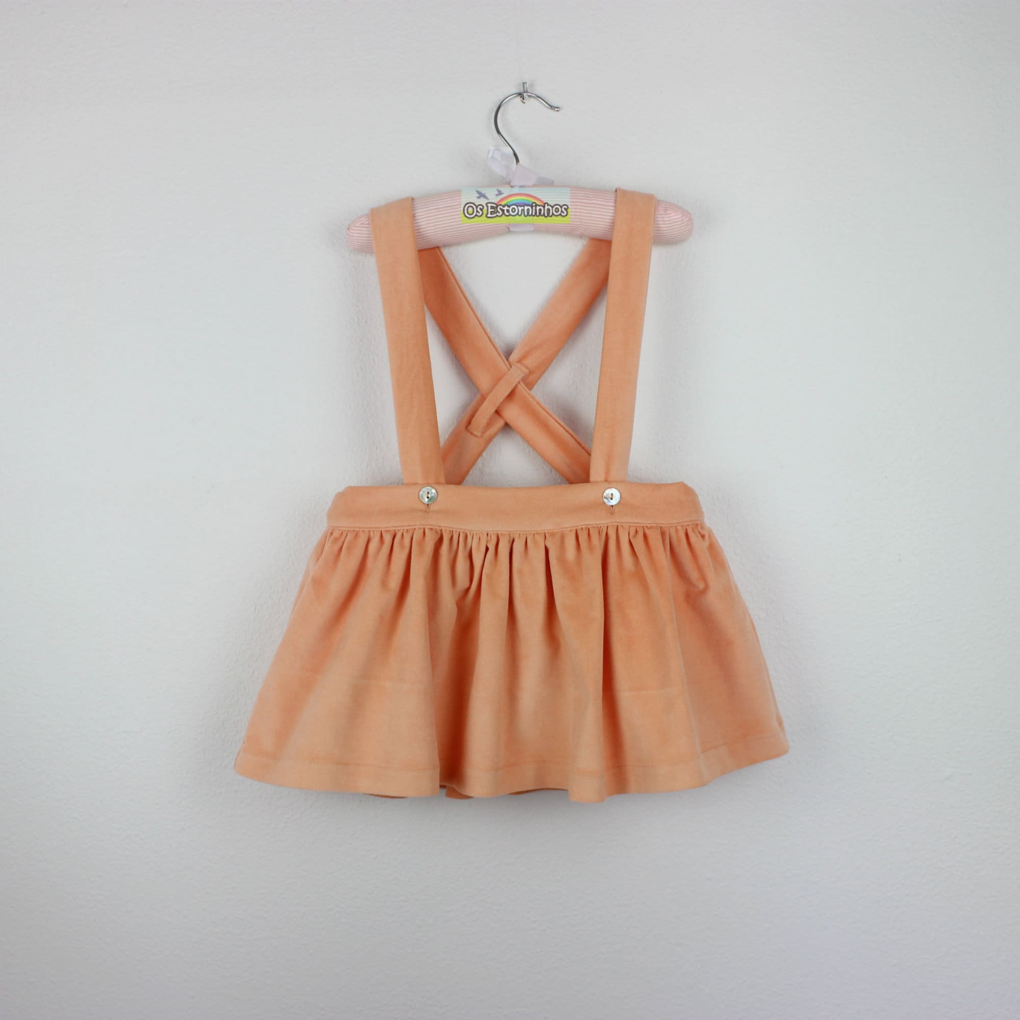 Girls Velvet Skirt With Suspenders - More Colors Available - Etsy