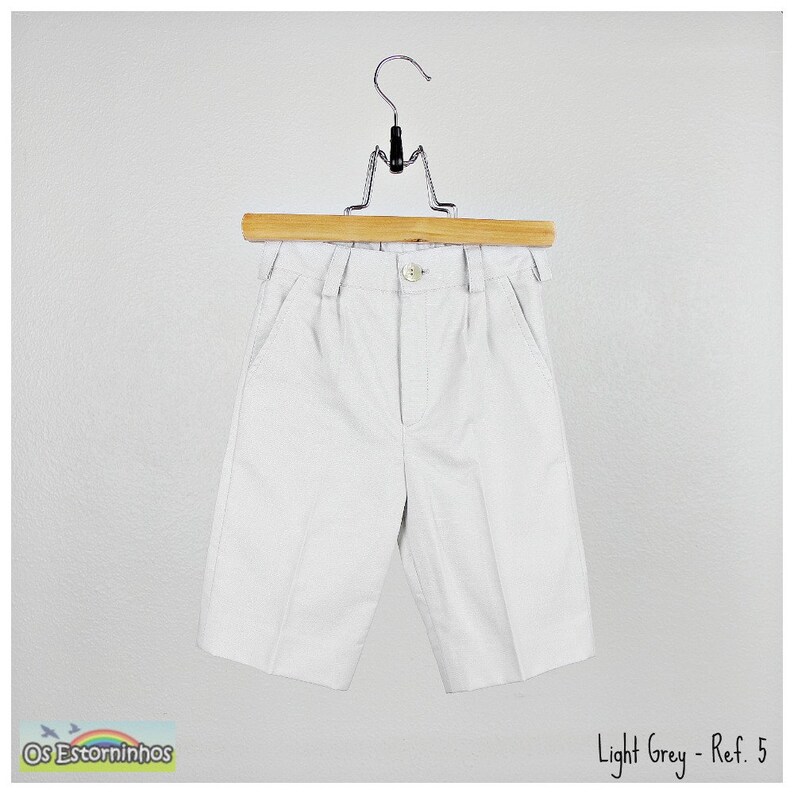 Boys pants Oxford cotton blend pants Other colors available image 4